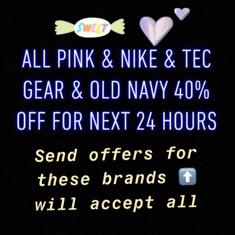 NIKE, OLD NAVY, ETC.